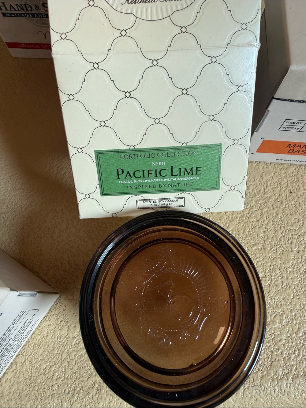 Pacific Lime Scented Candle - Portfolio Collection